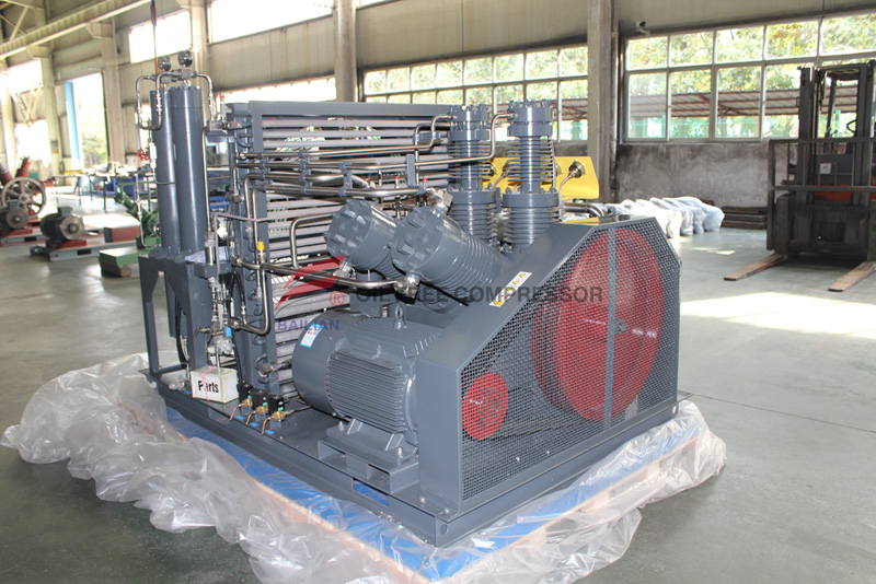 Compresseur exempt d'huile 30Mpa d'air d'utilisation à haute pression de champ d'huile