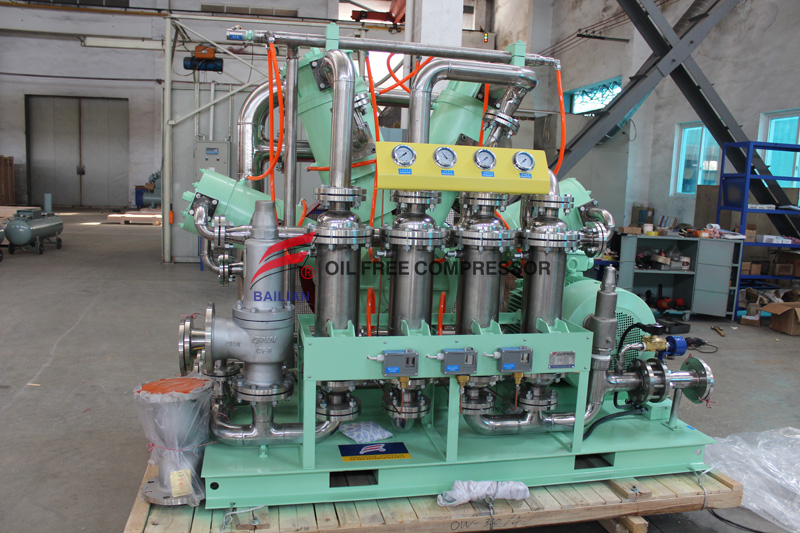 100M3 cylindre à haute pression remplissant le compresseur d'air d'oxygène